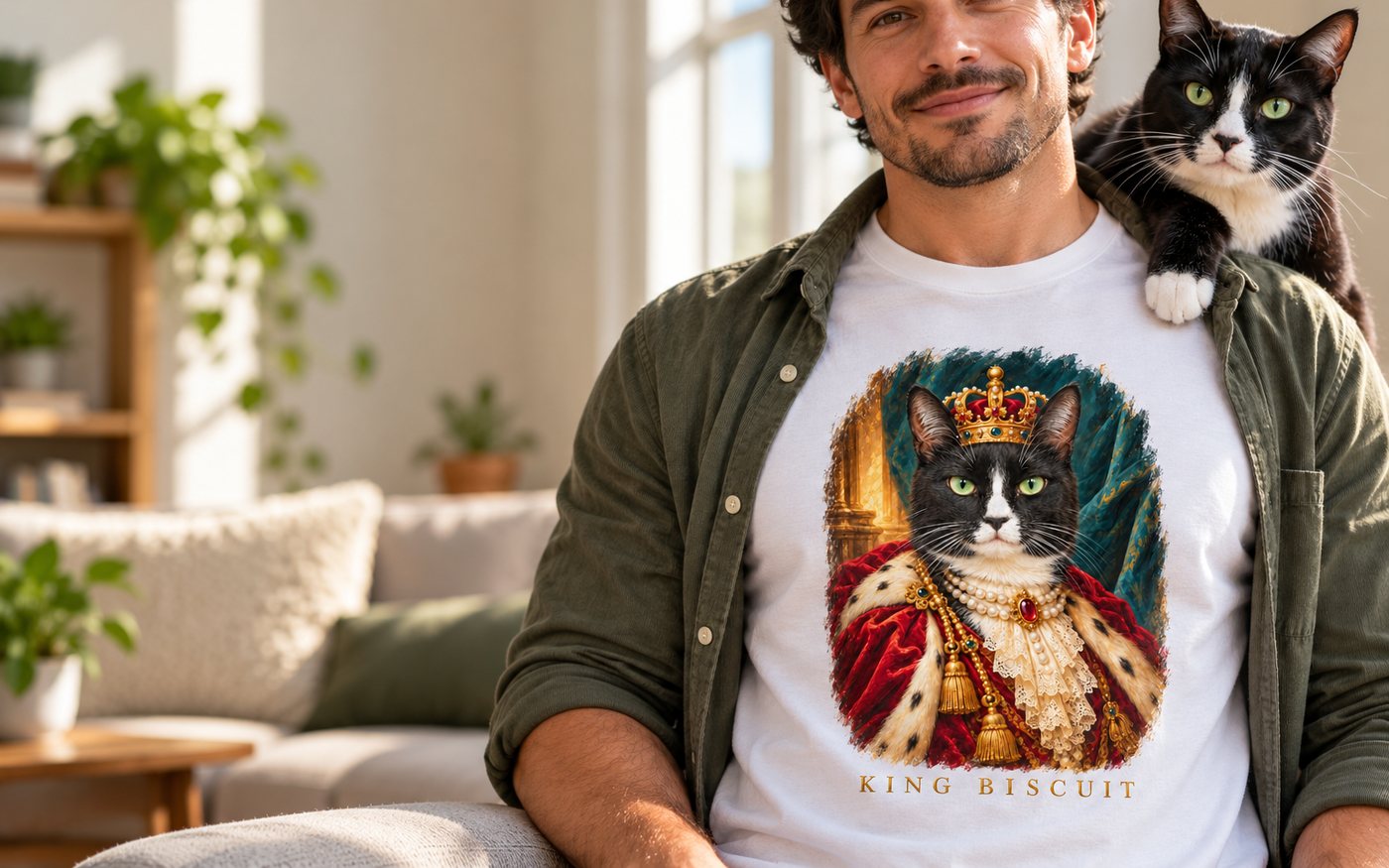 Royals – example design on a t-shirt