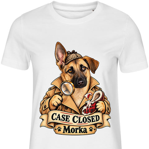 Case Closed: dog portrait t-shirt