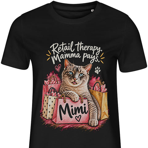 Retail Therapy: cat portrait t-shirt