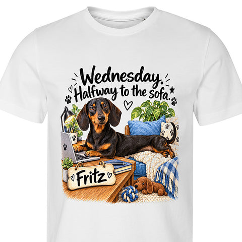 Hump Day: dog portrait t-shirt