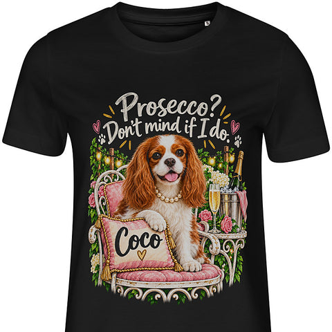 Prosecco: dog portrait t-shirt