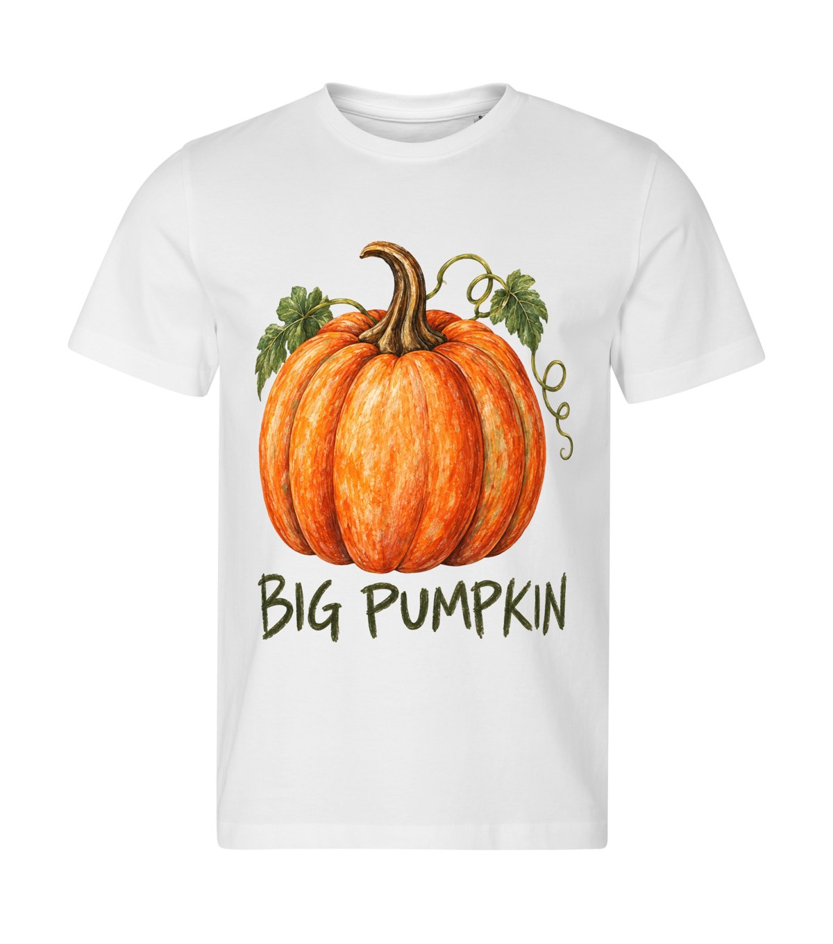 Big Pumpkin – men white t-shirt