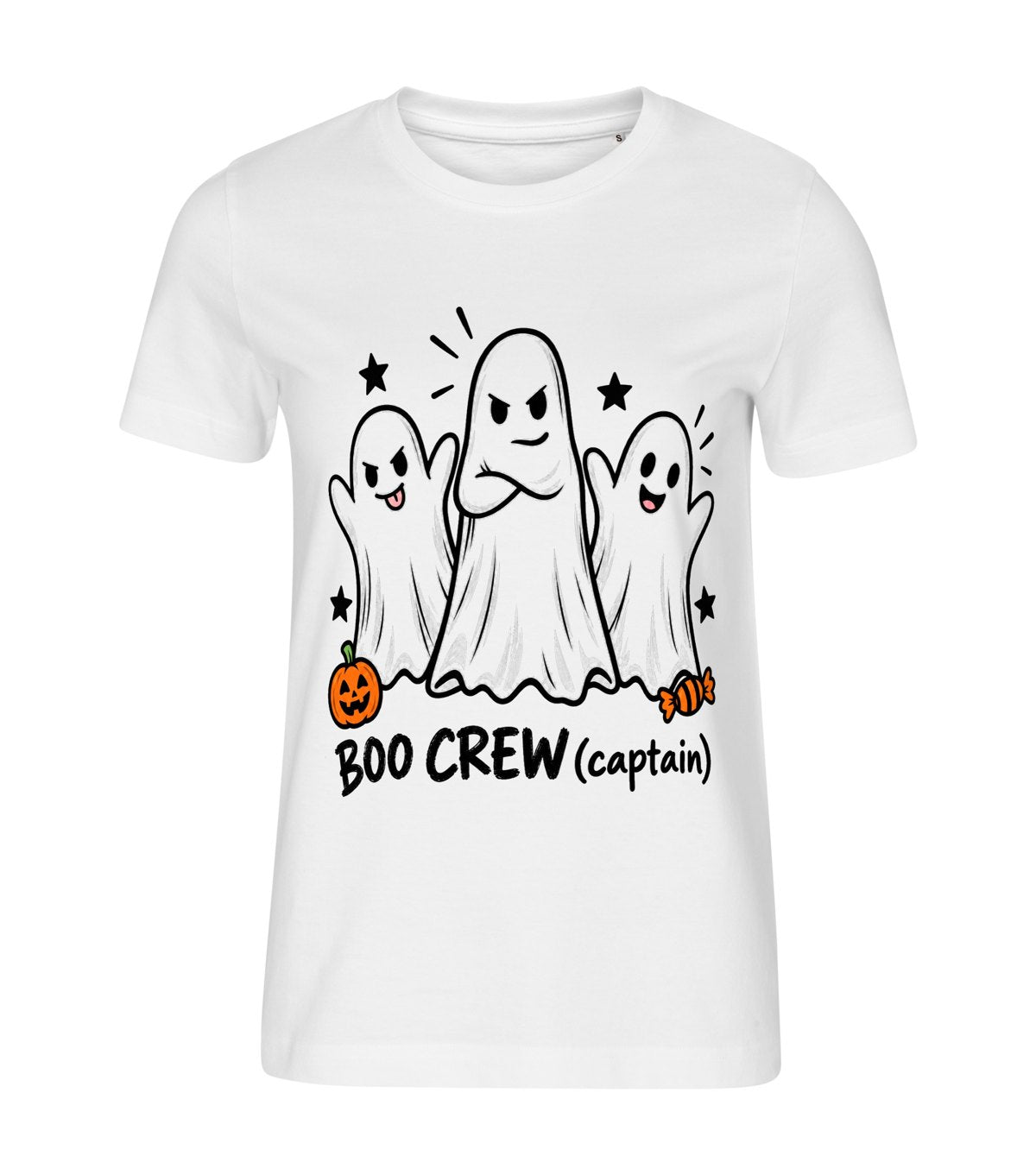 Boo Crew Captain – women white t-shirt