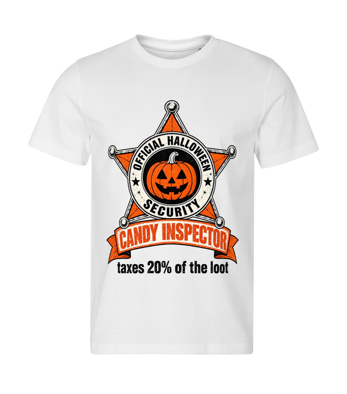 Candy Inspector – men white t-shirt