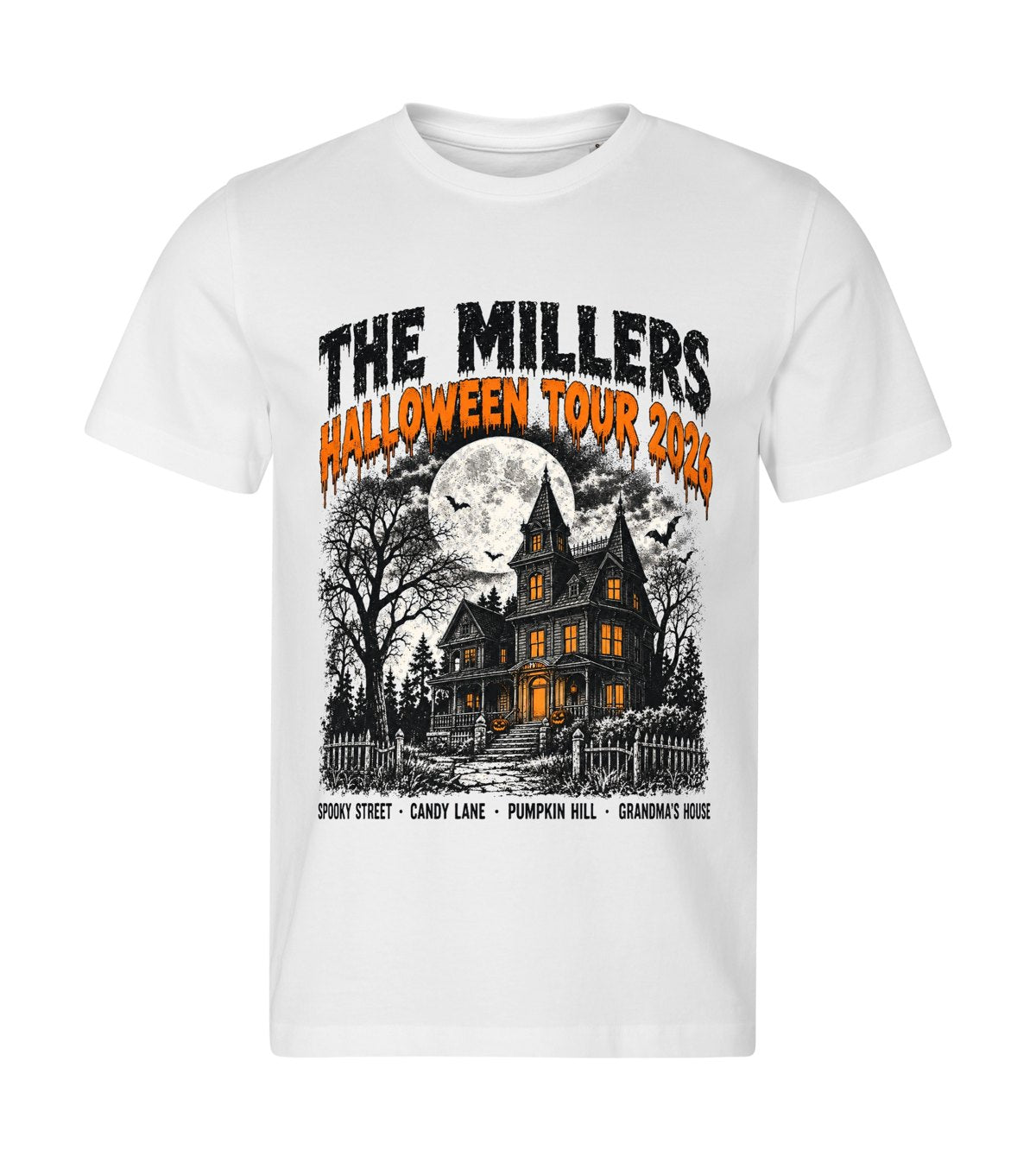 Family Halloween Tour – men white t-shirt