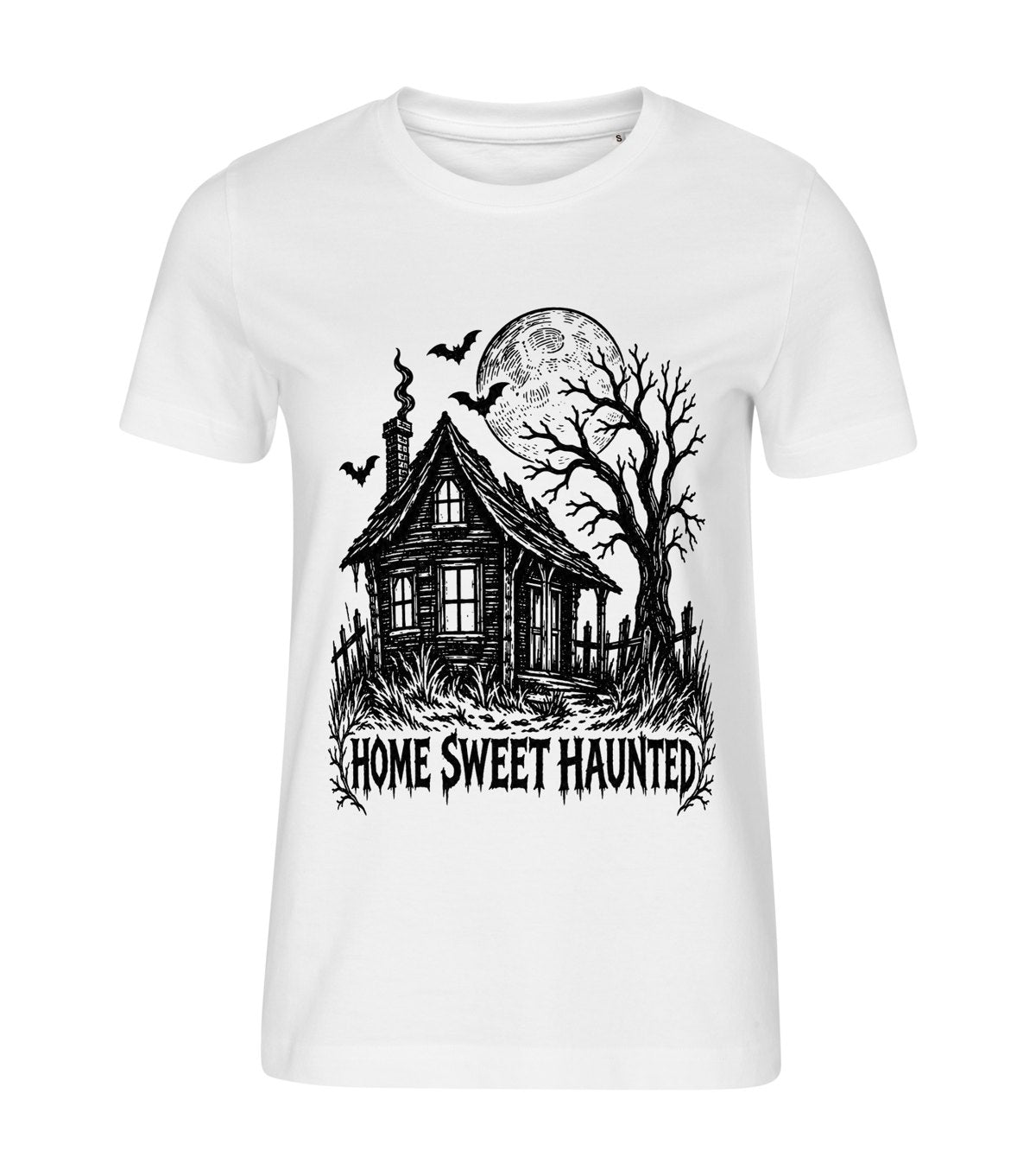 Home Sweet Haunted – women white t-shirt