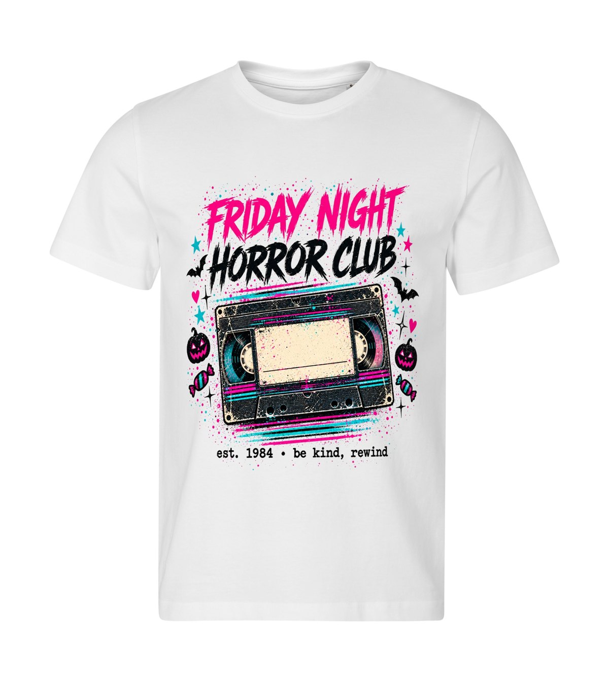 Horror Club – men white t-shirt