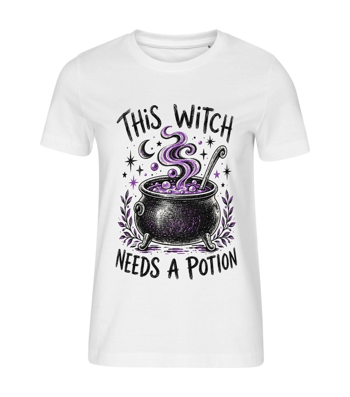 This Witch Needs a Potion – women white t-shirt