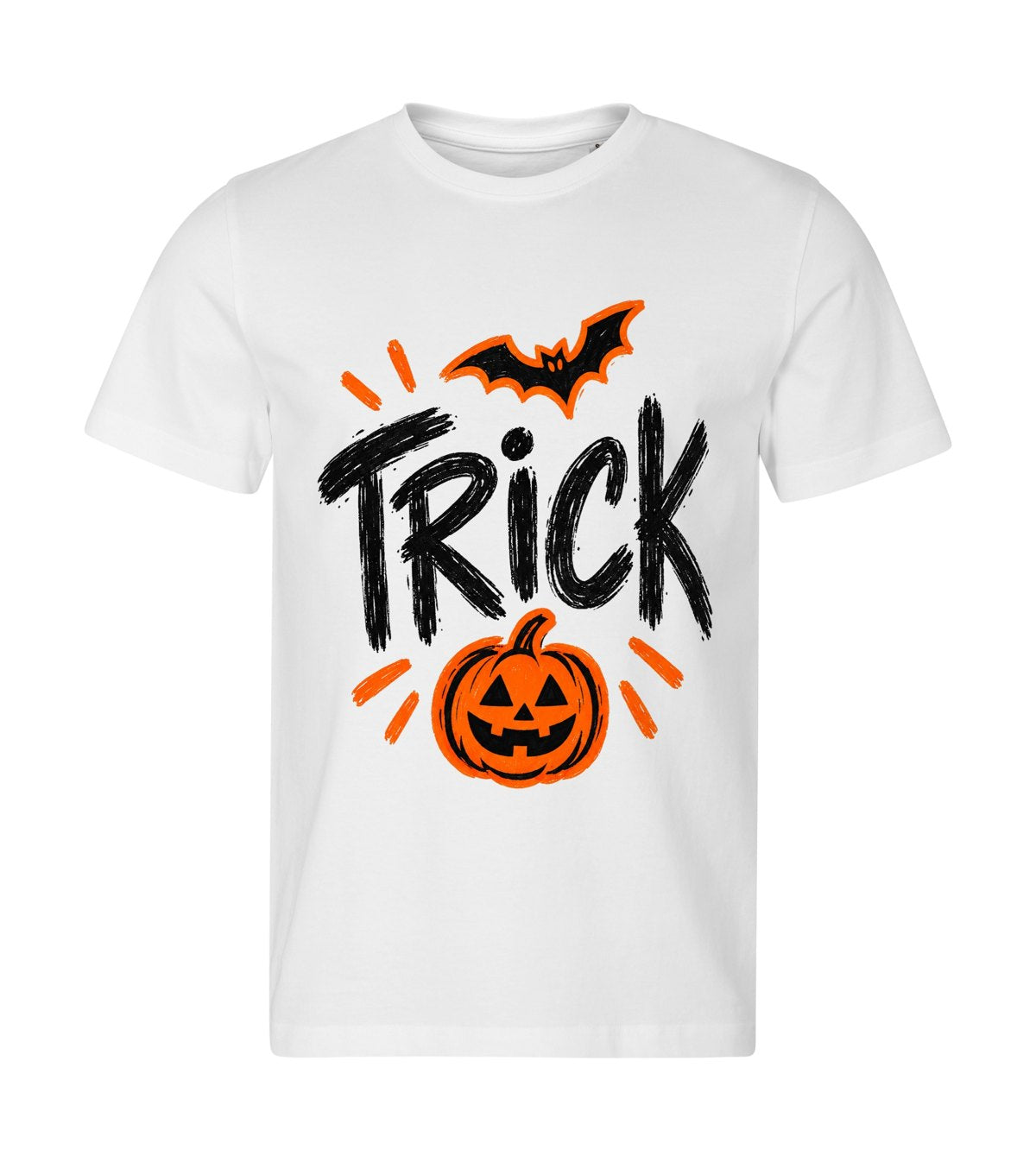Trick (family set) – men white t-shirt