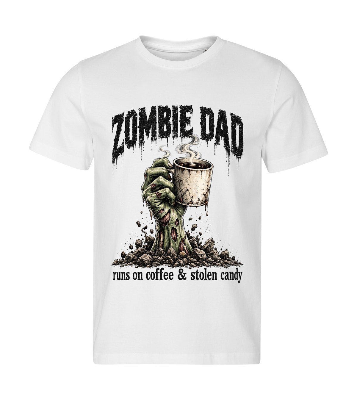 Zombie Dad – men white t-shirt