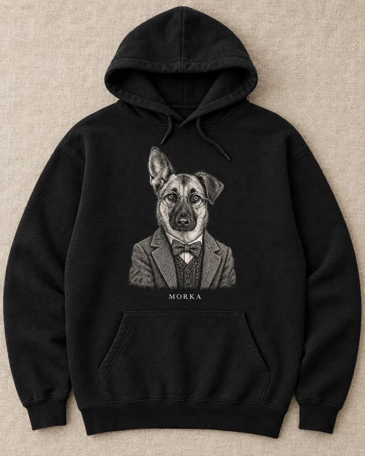 The portrait printed on the garment
