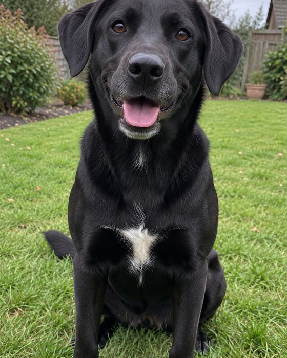 Good dog photo: eye level