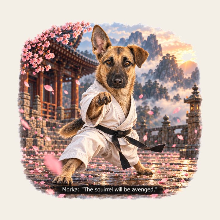 Kung Fu Master – Morka drawn in the kung fu master design