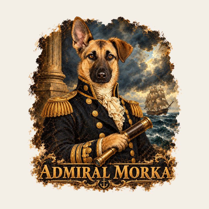 Admiral Morka – Morka drawn in the the admiral design