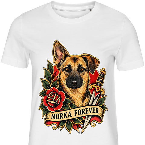 Forever Tattoo: dog portrait t-shirt