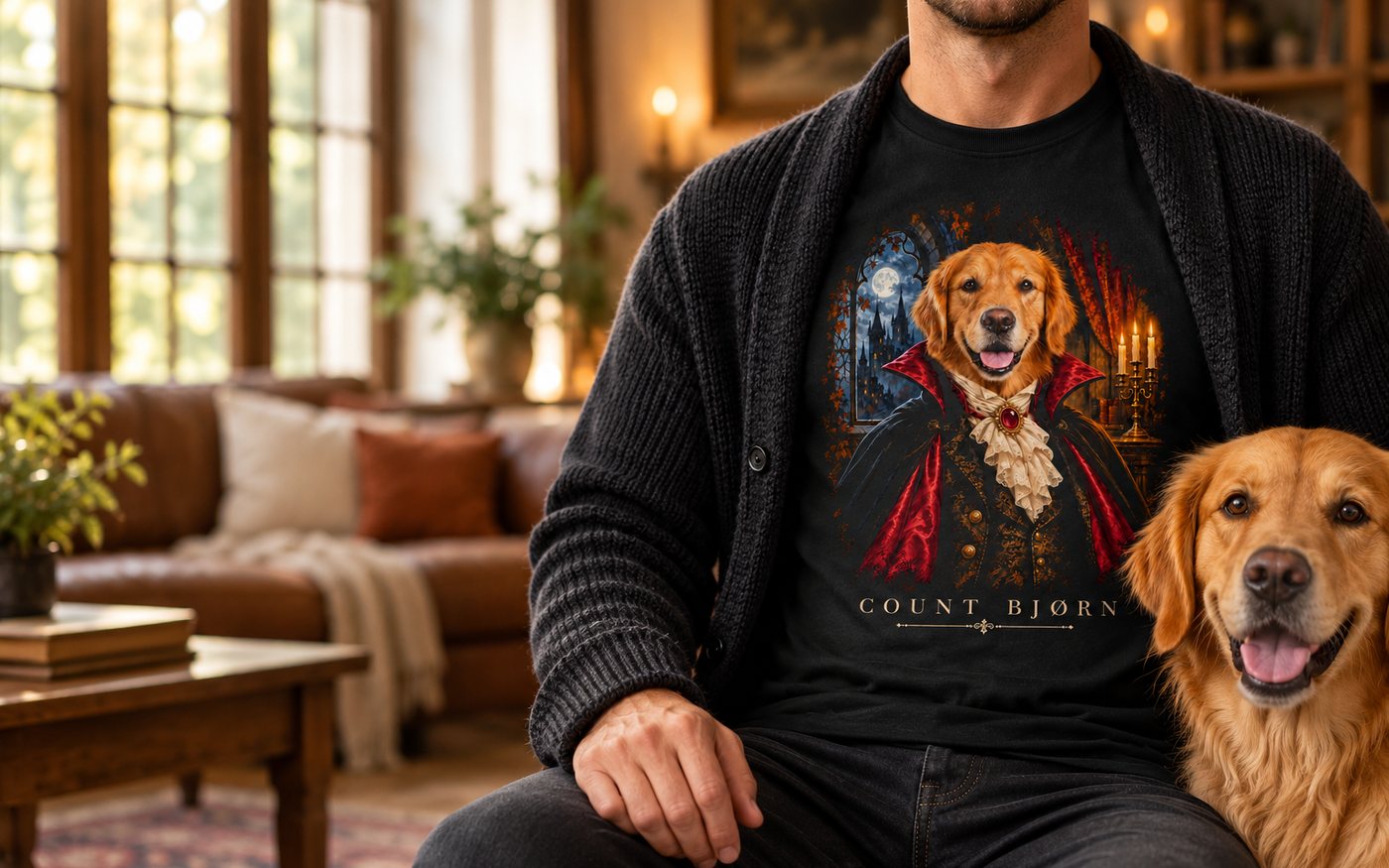 Halloween – example design on a t-shirt
