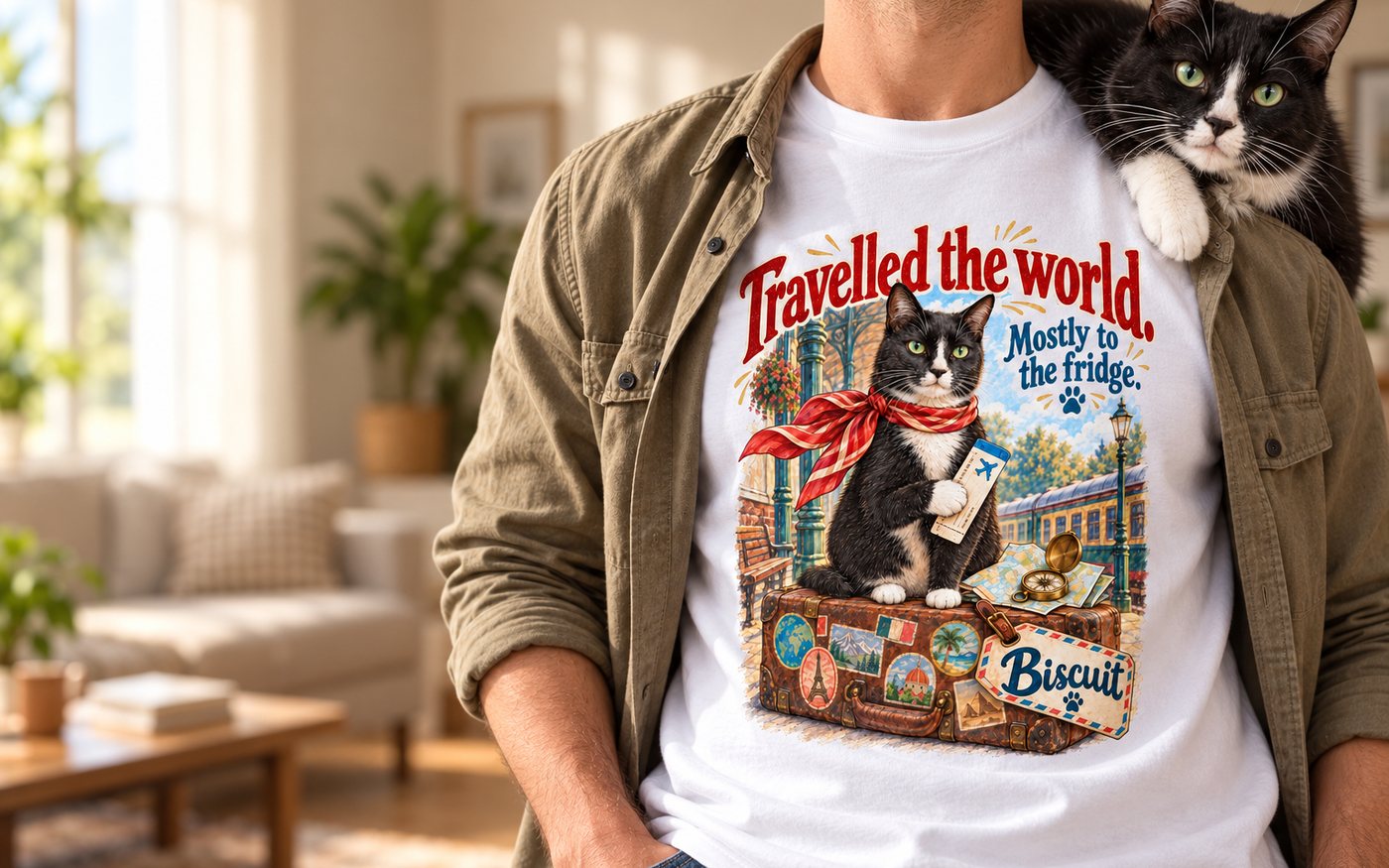 Personalities – example design on a t-shirt