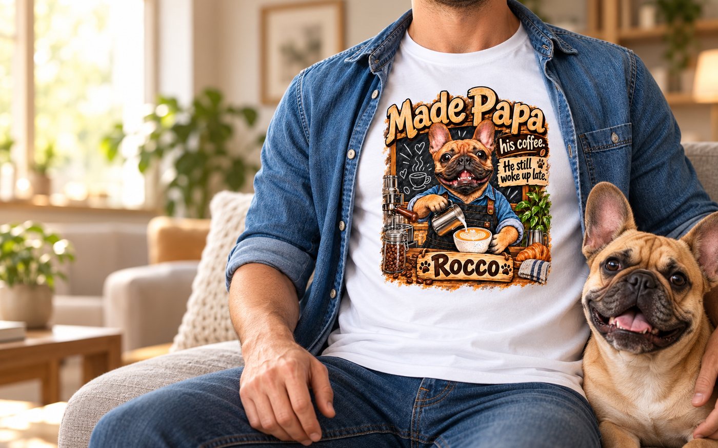 Personalities – example design on a t-shirt