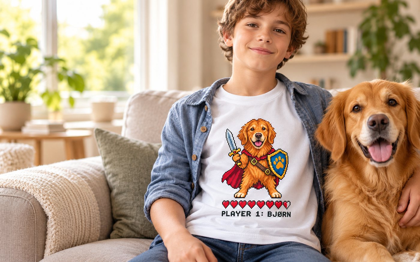 Kids – example design on a t-shirt