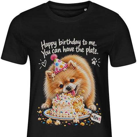 Birthday Cake: dog portrait t-shirt