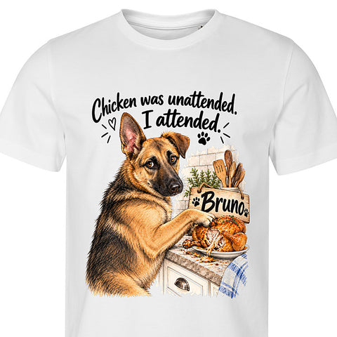 Counter Surfer: dog portrait t-shirt
