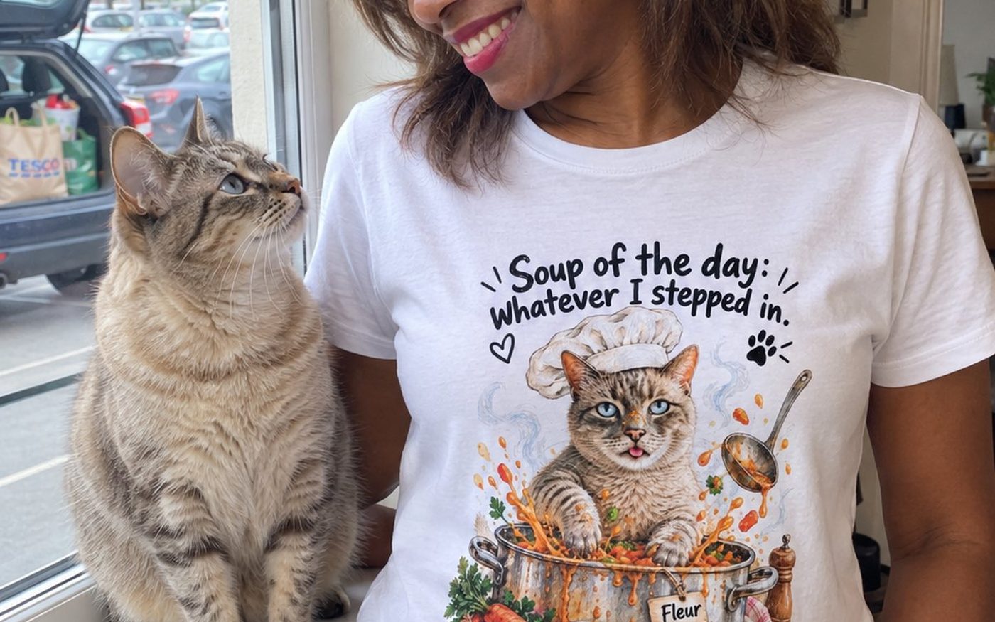 Funny: example pet portrait t-shirt