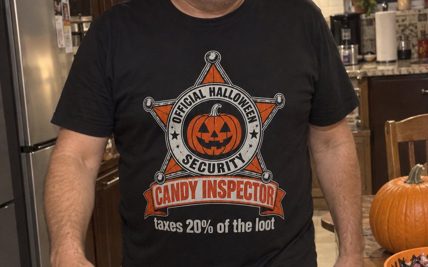 Halloween: example pet portrait t-shirt
