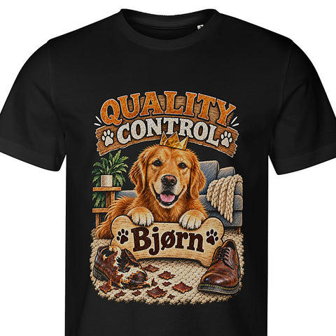 Quality Control: dog portrait t-shirt