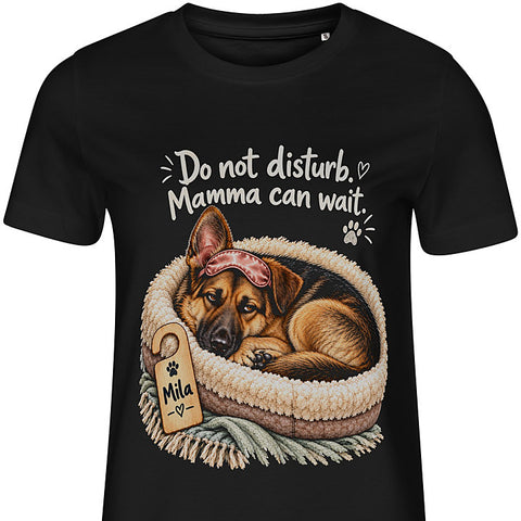 Do Not Disturb: dog portrait t-shirt
