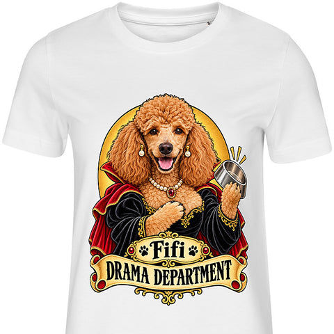Drama Department: dog portrait t-shirt