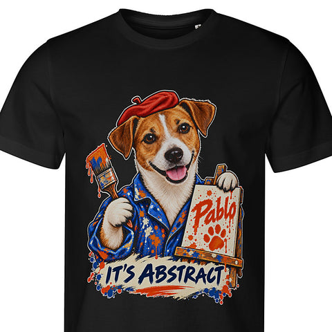 It’s Abstract: dog portrait t-shirt