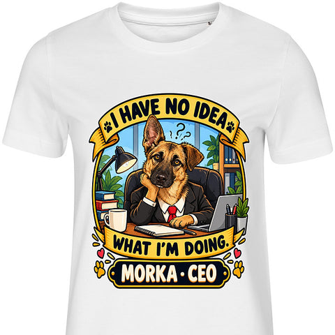 CEO: dog portrait t-shirt