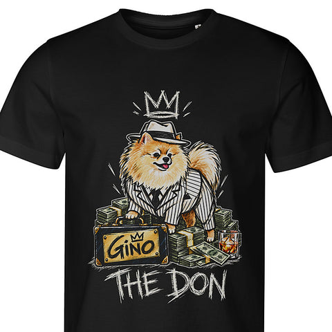 The Don: dog portrait t-shirt