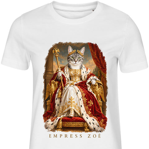 The Empress: cat portrait t-shirt