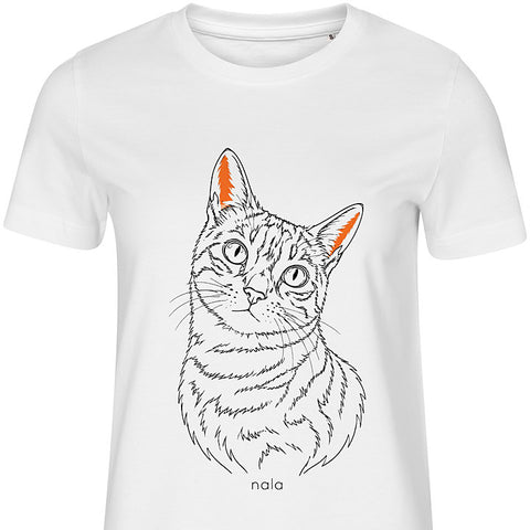 Line Art · Bengal Cat: cat portrait t-shirt
