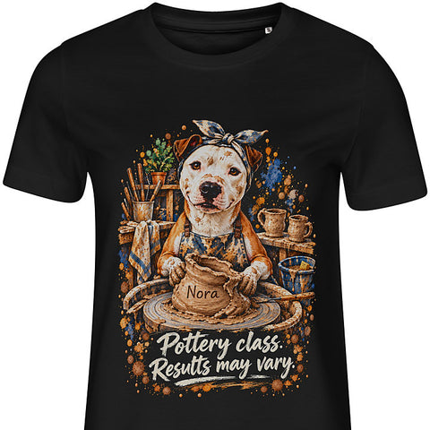 Pottery Class: dog portrait t-shirt