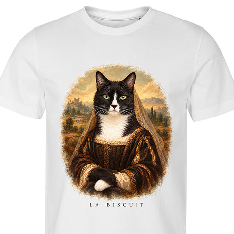 La Mona: cat portrait t-shirt