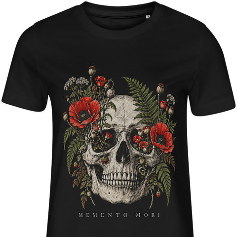 Memento Mori: dog portrait t-shirt