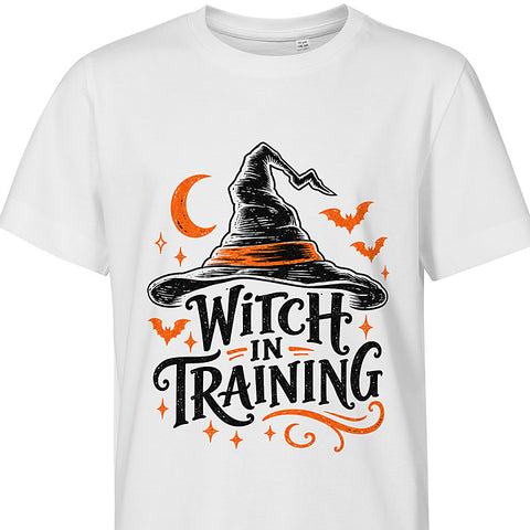 Witch in Training: dog portrait t-shirt