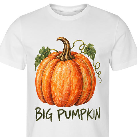 Big Pumpkin: dog portrait t-shirt
