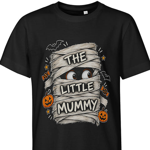 The Little Mummy (family set): dog portrait t-shirt