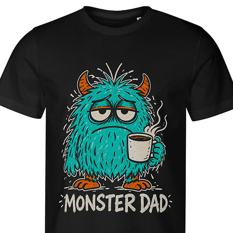 Monster Dad: dog portrait t-shirt