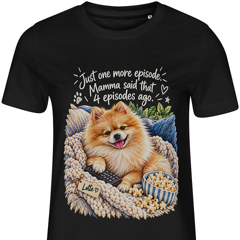 One More Episode: dog portrait t-shirt