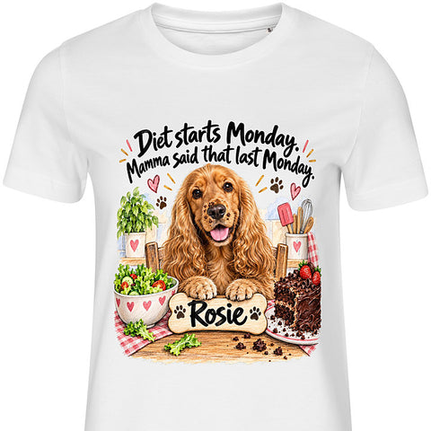 Diet Monday: dog portrait t-shirt