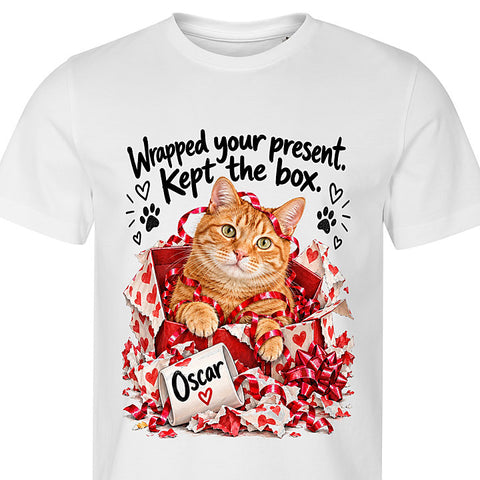 Kept the Box: cat portrait t-shirt