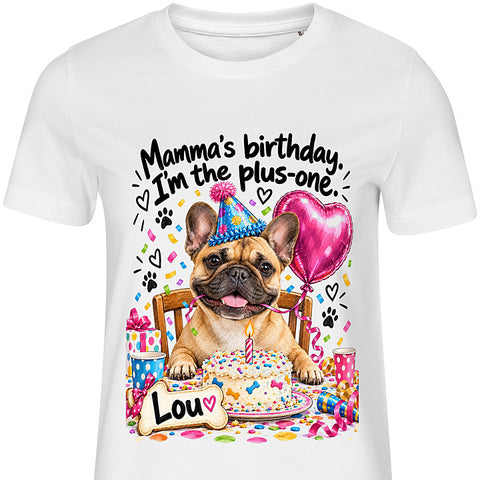 The Plus-One: dog portrait t-shirt