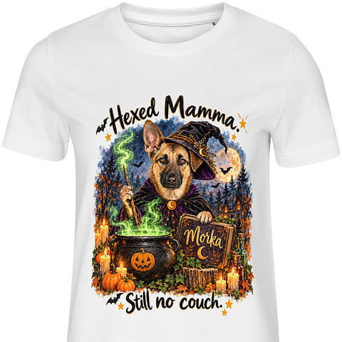Hexed: dog portrait t-shirt