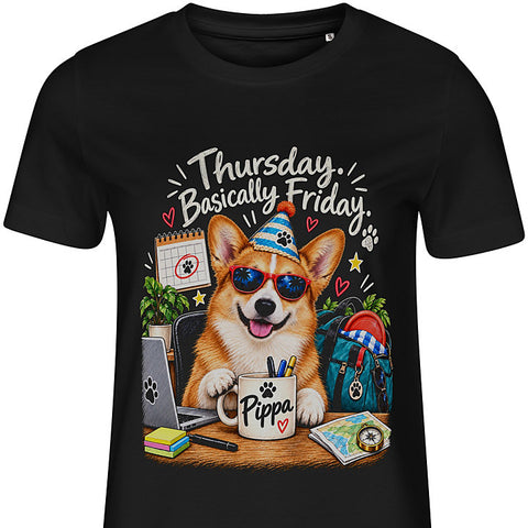 Thursday: dog portrait t-shirt
