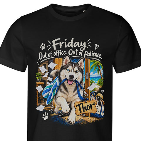 Friday Mode: dog portrait t-shirt