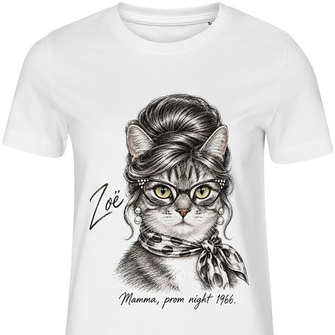 The Beehive: cat portrait t-shirt